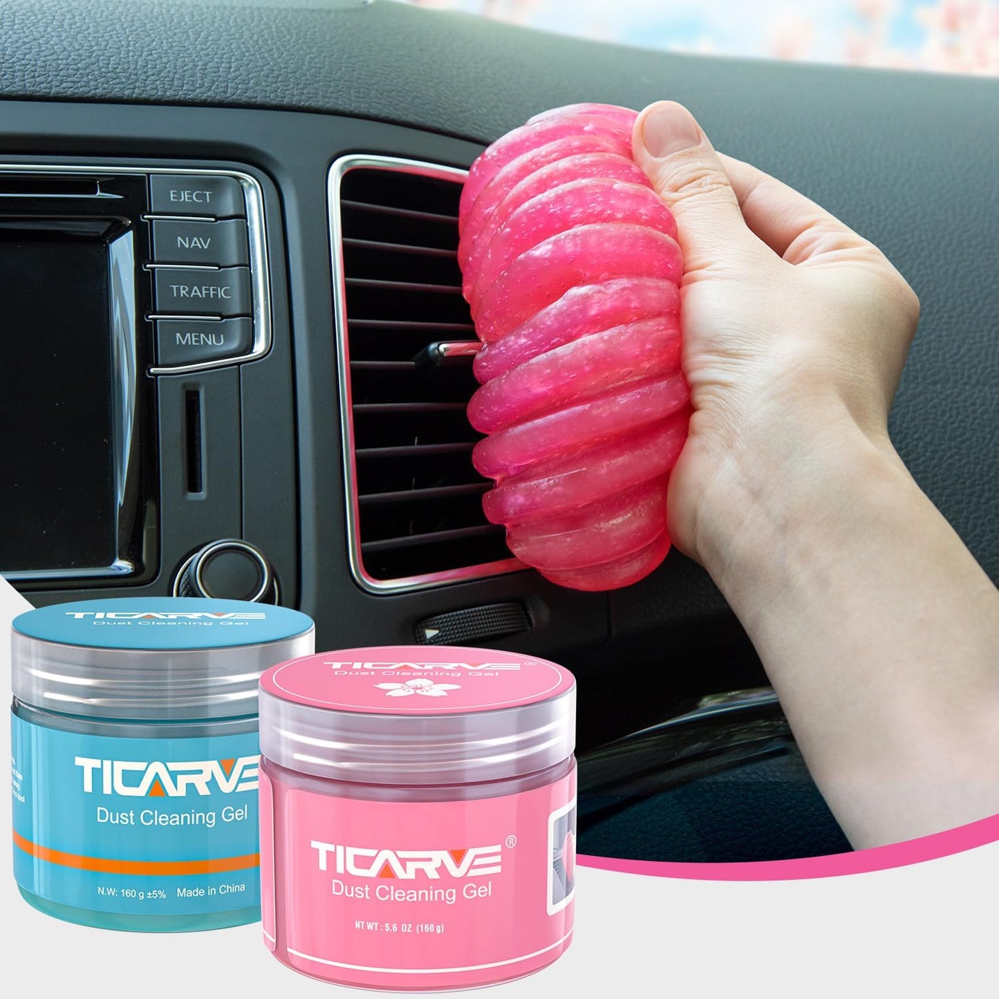 TICARVE Car Cleaning Gel - Automotive Interior Cleaner
