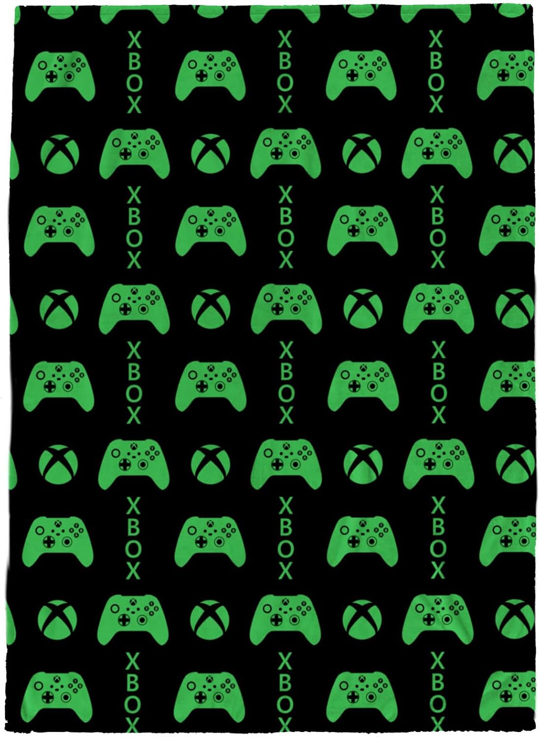 Super Soft Xbox Controller Blanket - Kids Fleece Gamer Bedding