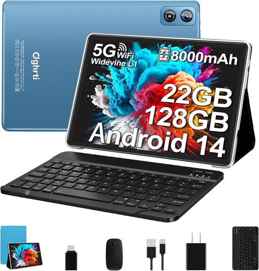 2025 Android 14 Tablet with 22GB RAM and 8000mAh Battery