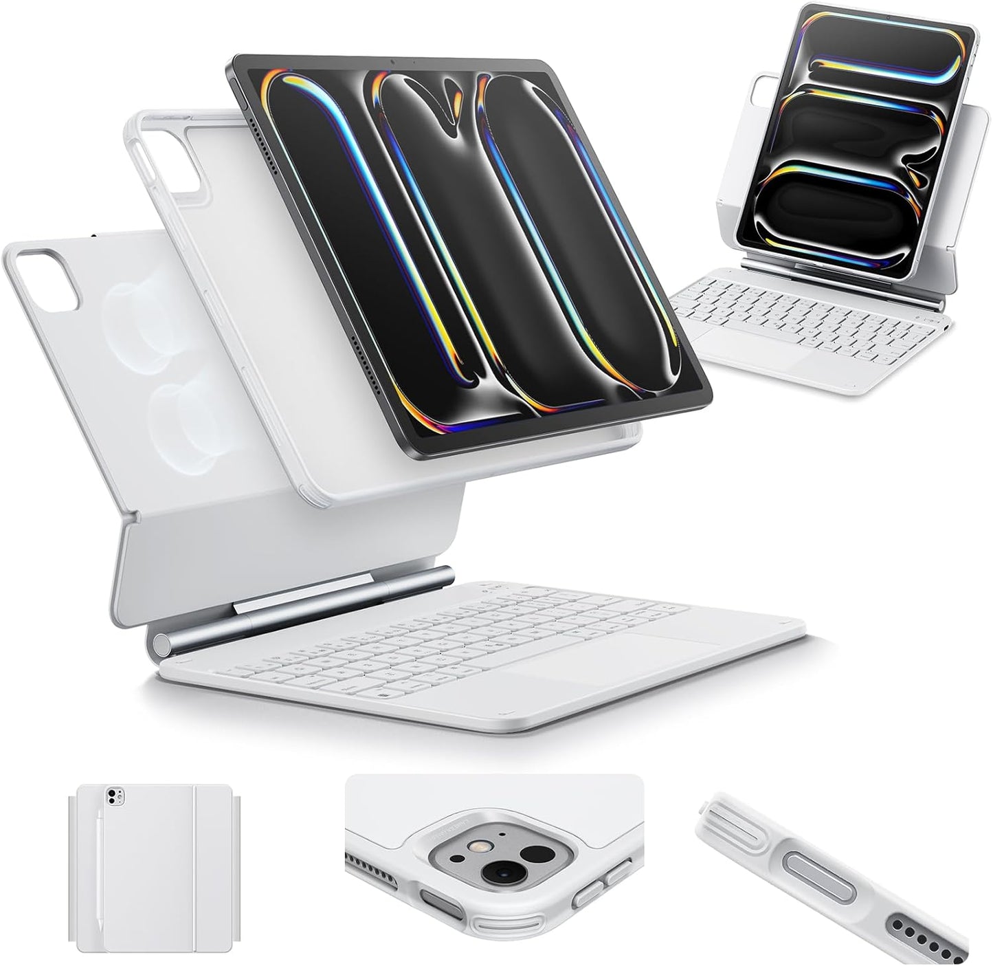 ESR iPad Pro 11 Keyboard Case: Easy Magnetic Stand, 360 Protection