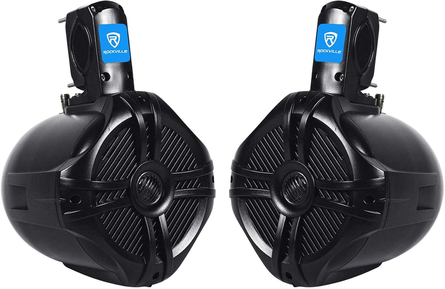 Rockville Pair RWB65B 6.5 Black Marine Speakers