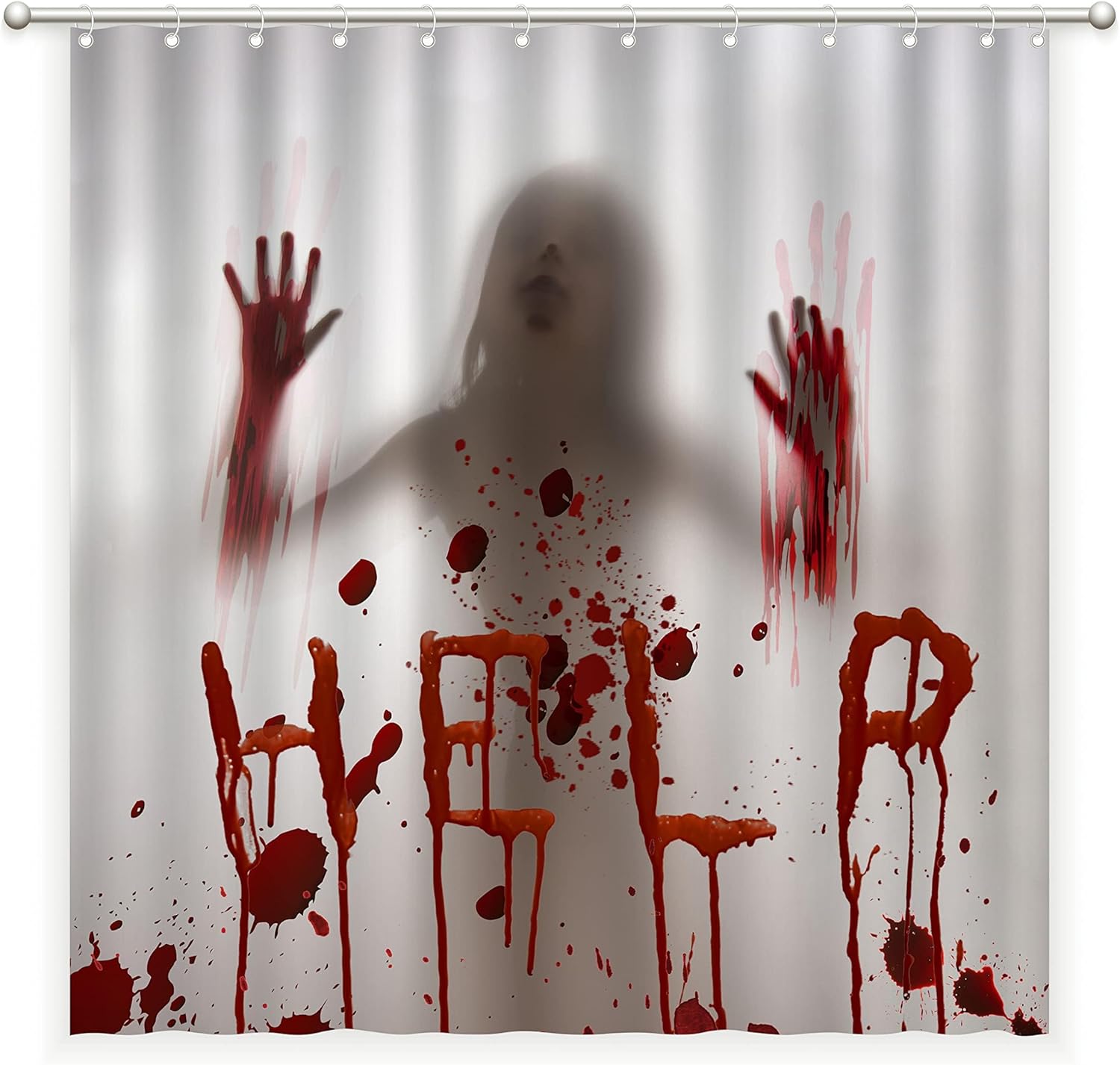 Bloody Horror Shower Curtain - Waterproof 72x72