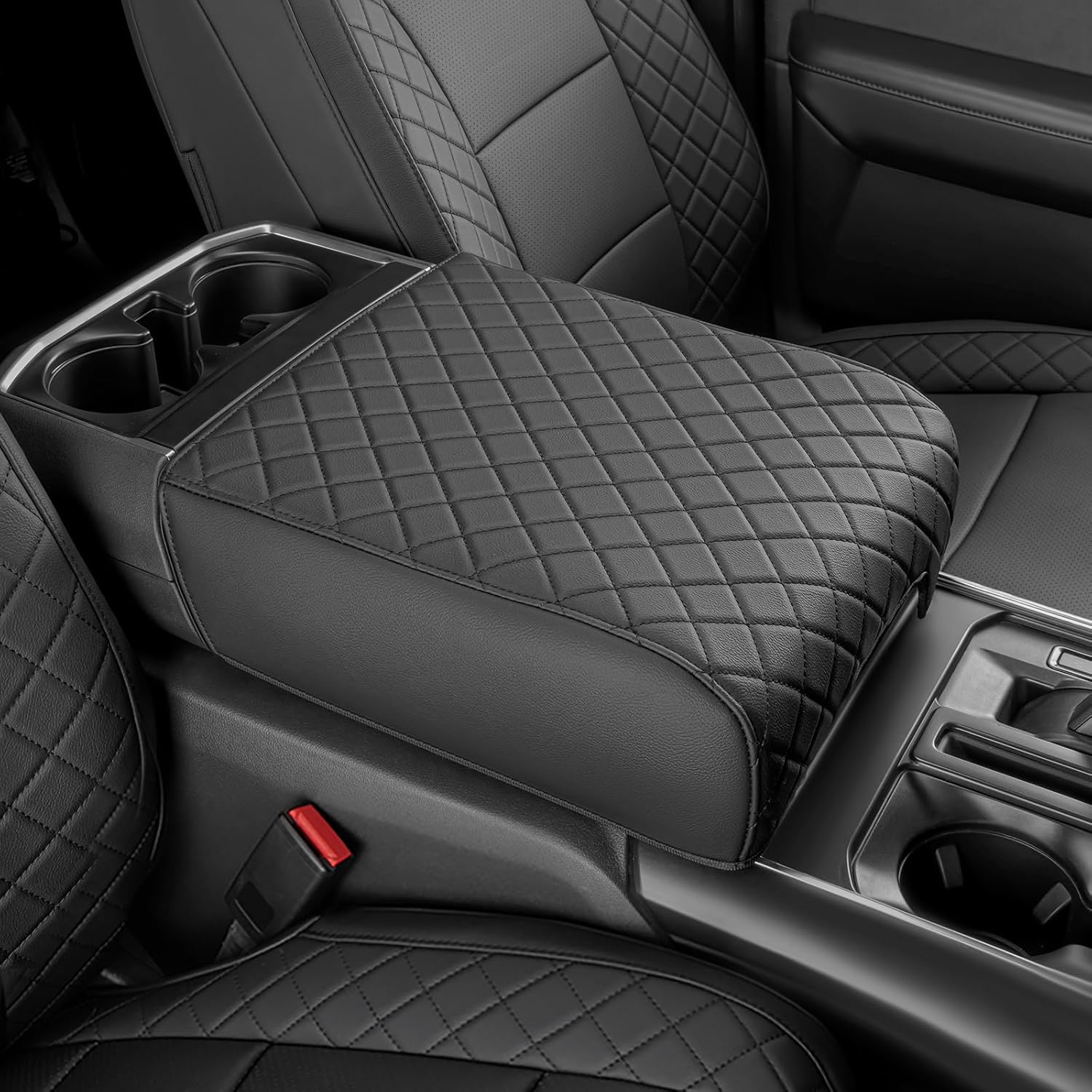 F150 Center Console Cover for 2021 2025 Ford F150 - Waterproof