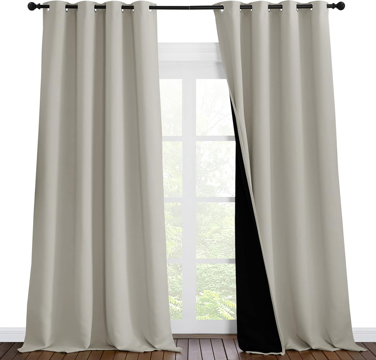 NICETOWN Full Shading Curtains for Windows, Heavy-Duty Blackout