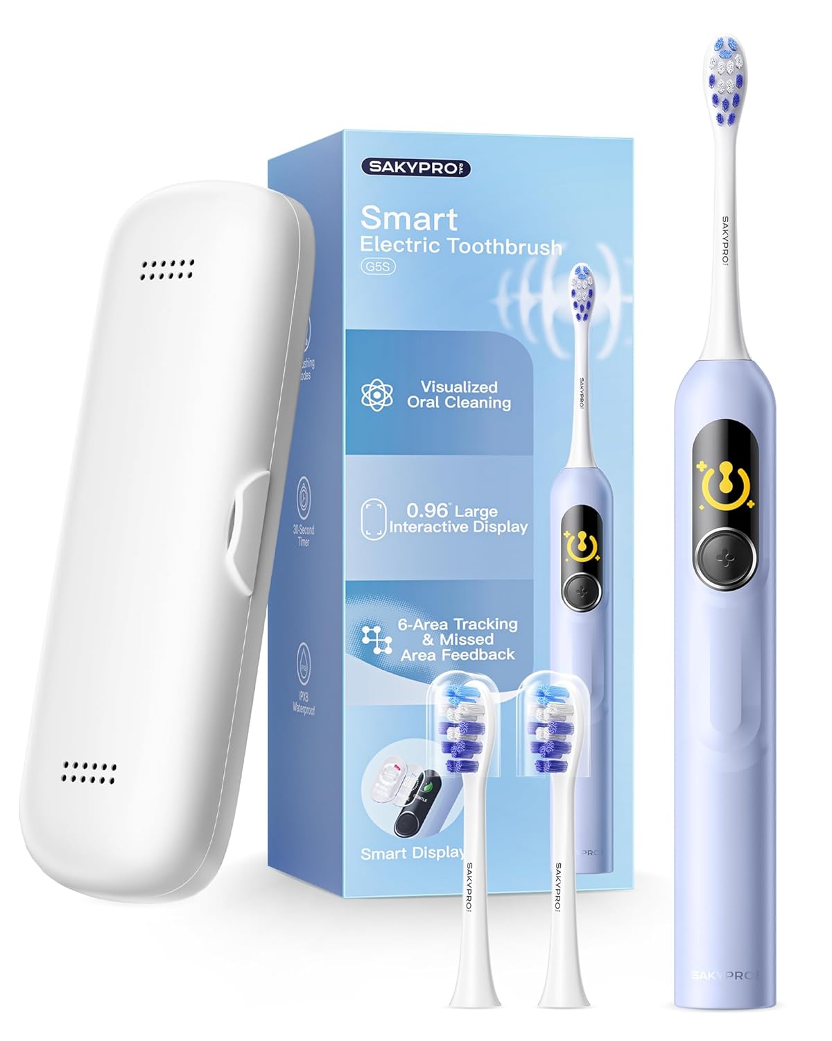 Electric Toothbrush with AI Smart Screen for Optimal Oral Care