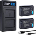 Enhanced Power Solution for Sony Cameras | 2-Pack NP-FW50 Battery & Dual USB Charger