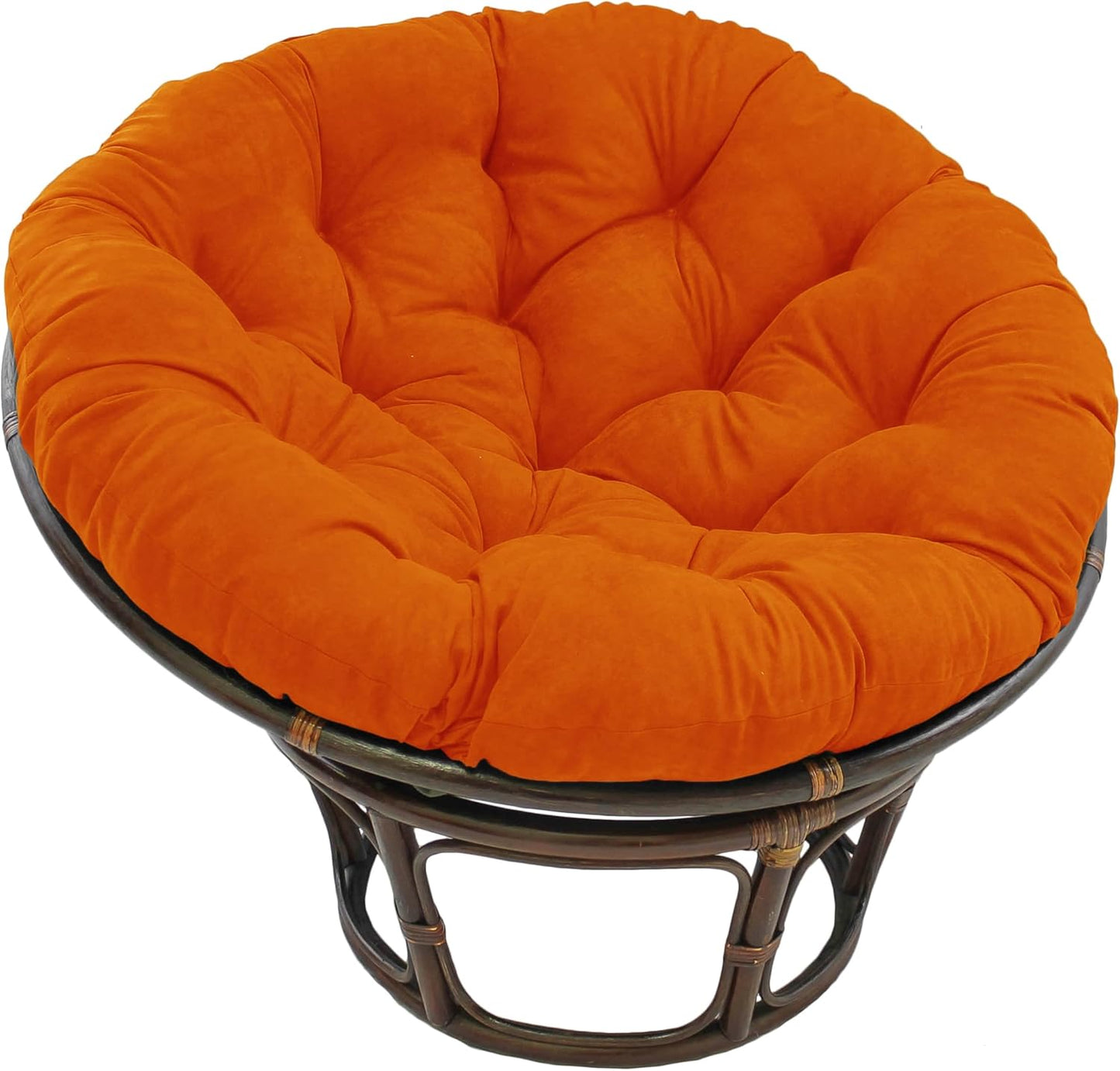 Blazing Needles Papasan Chair Cushion in Tangerine Dream Color