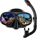 Nearsighted Snorkel Gear Dry Snorkel Set for Adult Youth - Clear