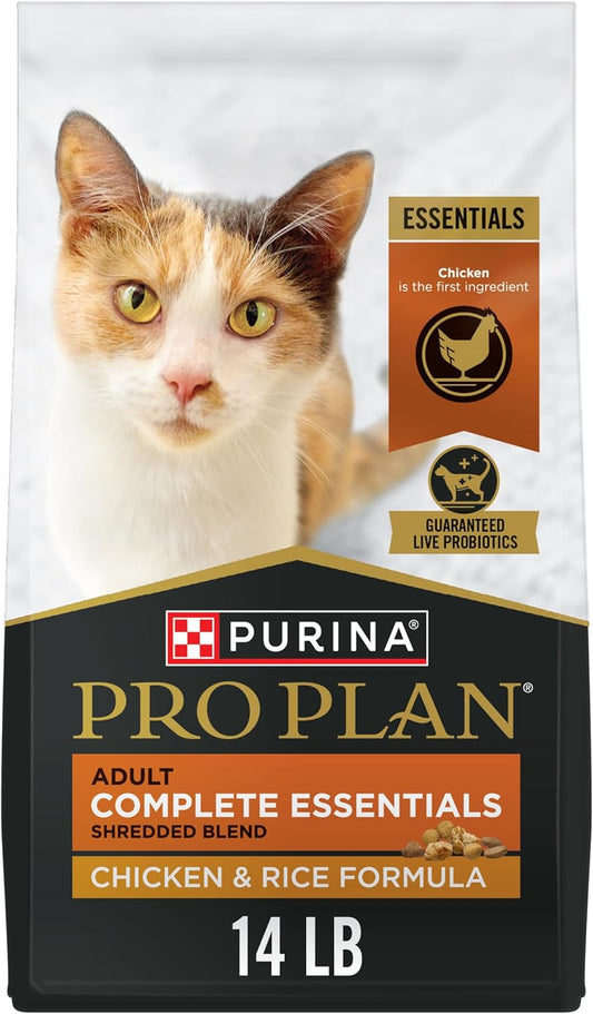 Purina Pro Plan High Protein Cat Food with Chicken and Rice