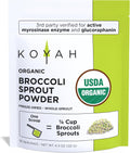 Organic Broccoli Sprout Powder - Active Myrosinase & Glucoraphanin
