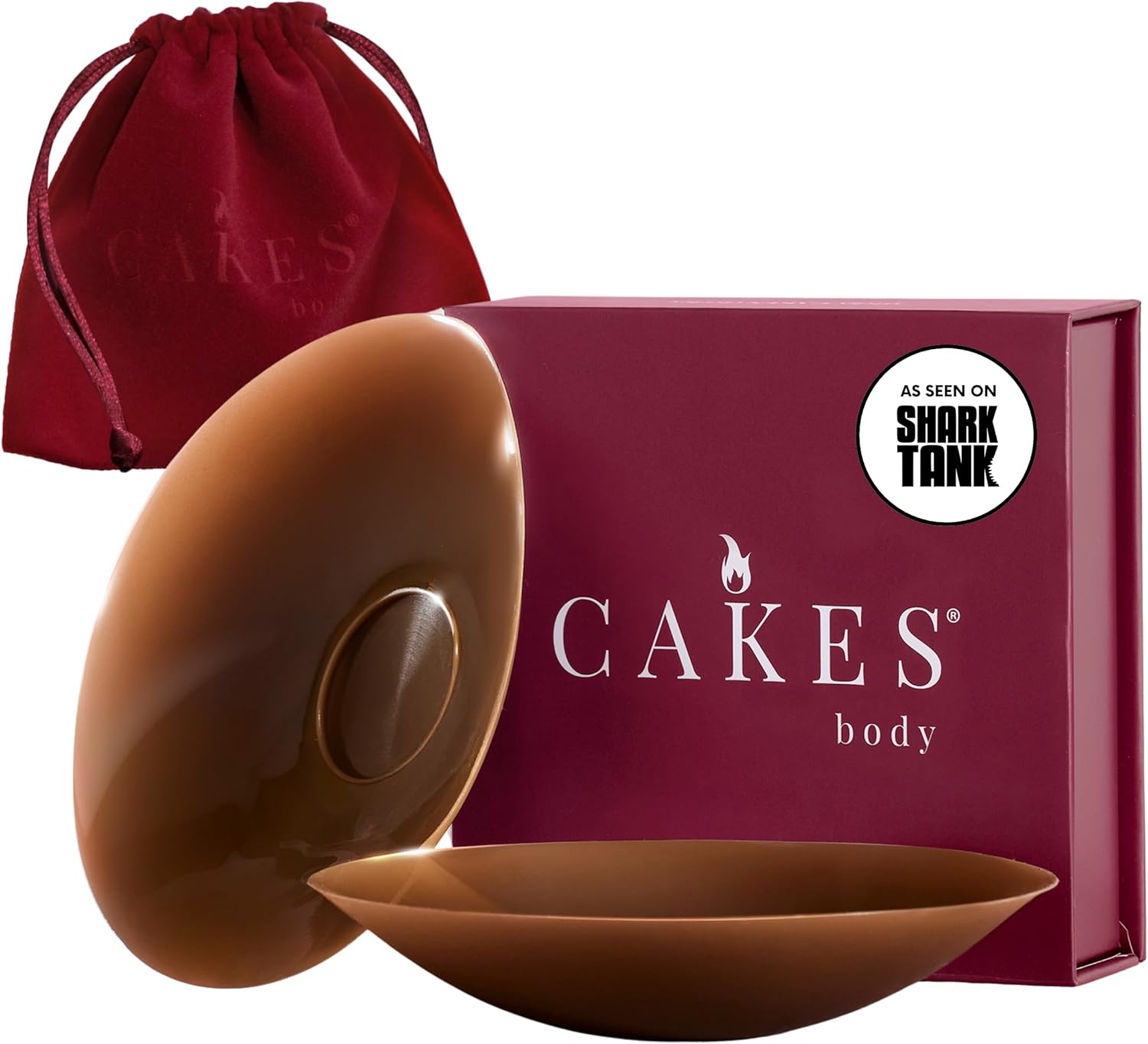 CAKES Body Sticky Circle Nipple Covers for Seamless Coverage