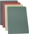 Yansanido Top Bound Spiral Notebook A5 - Durable 4-Pack for Notes
