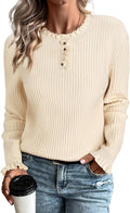 Arach&Cloz Womens Sweaters for Fall Fashion - Cozy Knit Tops