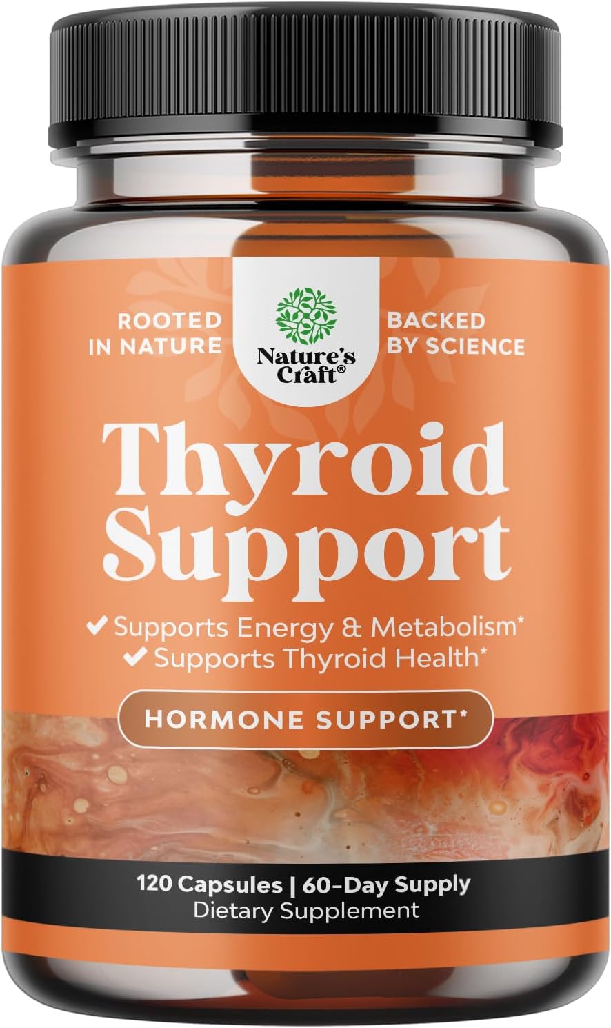 Herbal Thyroid Support Complex for Energy & Hormone Balance