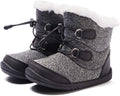 Toddler Baby Snow Boots with Faux Fur Lining - Warm Winter Shoes