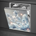 Butterfly Dishwasher Magnet Cover 23x26 in - Floating Crystal Design