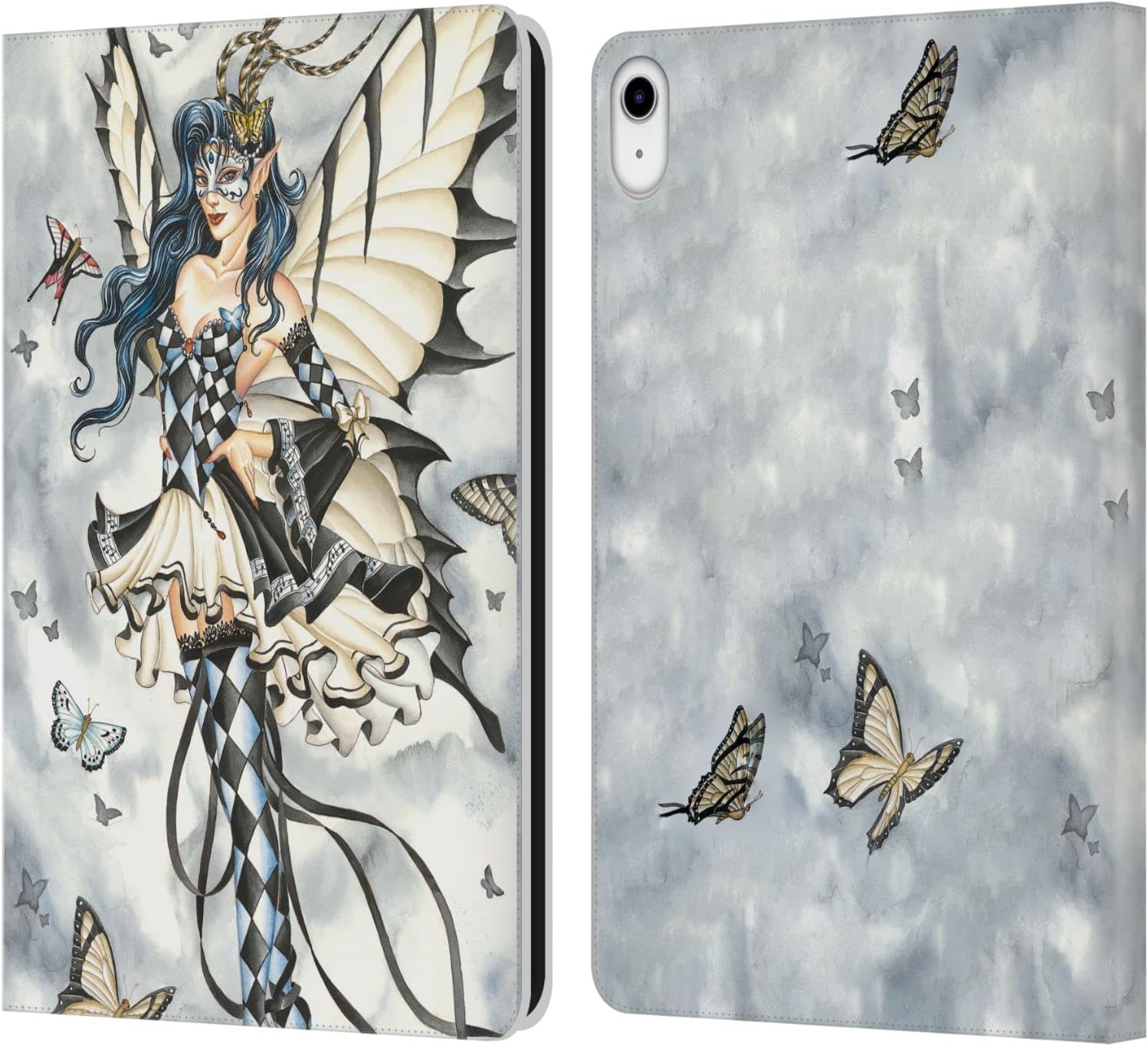 Nene Thomas Symphony in Black and White Fairies iPad Case