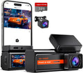 Dash Cam Front and Rear 4K+1080P Dual Camera - Clear Day & Night