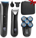 Beard Trimmer for Men Groin & Body Hair Trimmer - 5-in-1 Waterproof