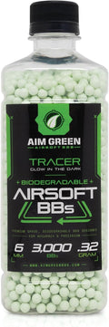 Aim Green Tracer Biodegradable Airsoft BBS - Glow Tracer Ammo