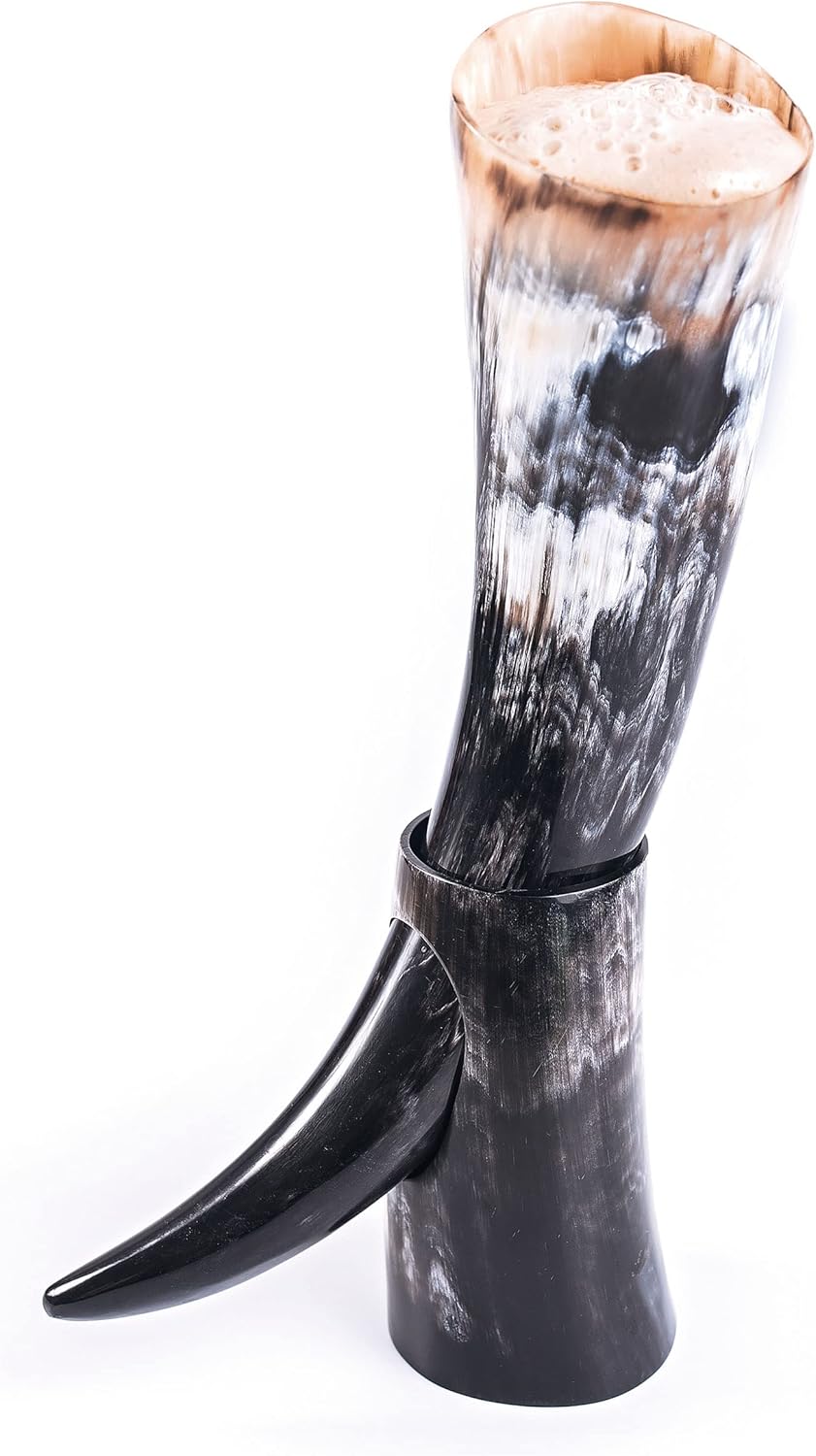 Norse Tradesman 12-Inch Ox-Horn Viking Drinking Horn Gift