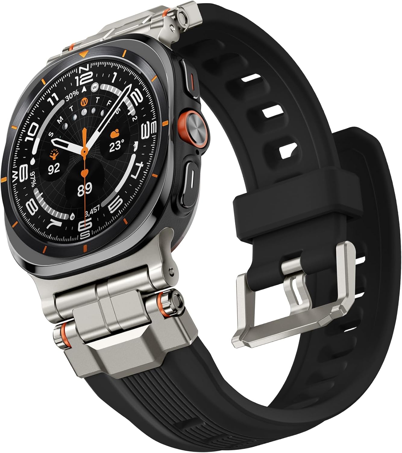 Liquid Silicone Bands for Samsung Galaxy Watch Ultra 47mm Men
