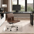 Vitrazza Glass Office Chair Mat for Home and Office Use