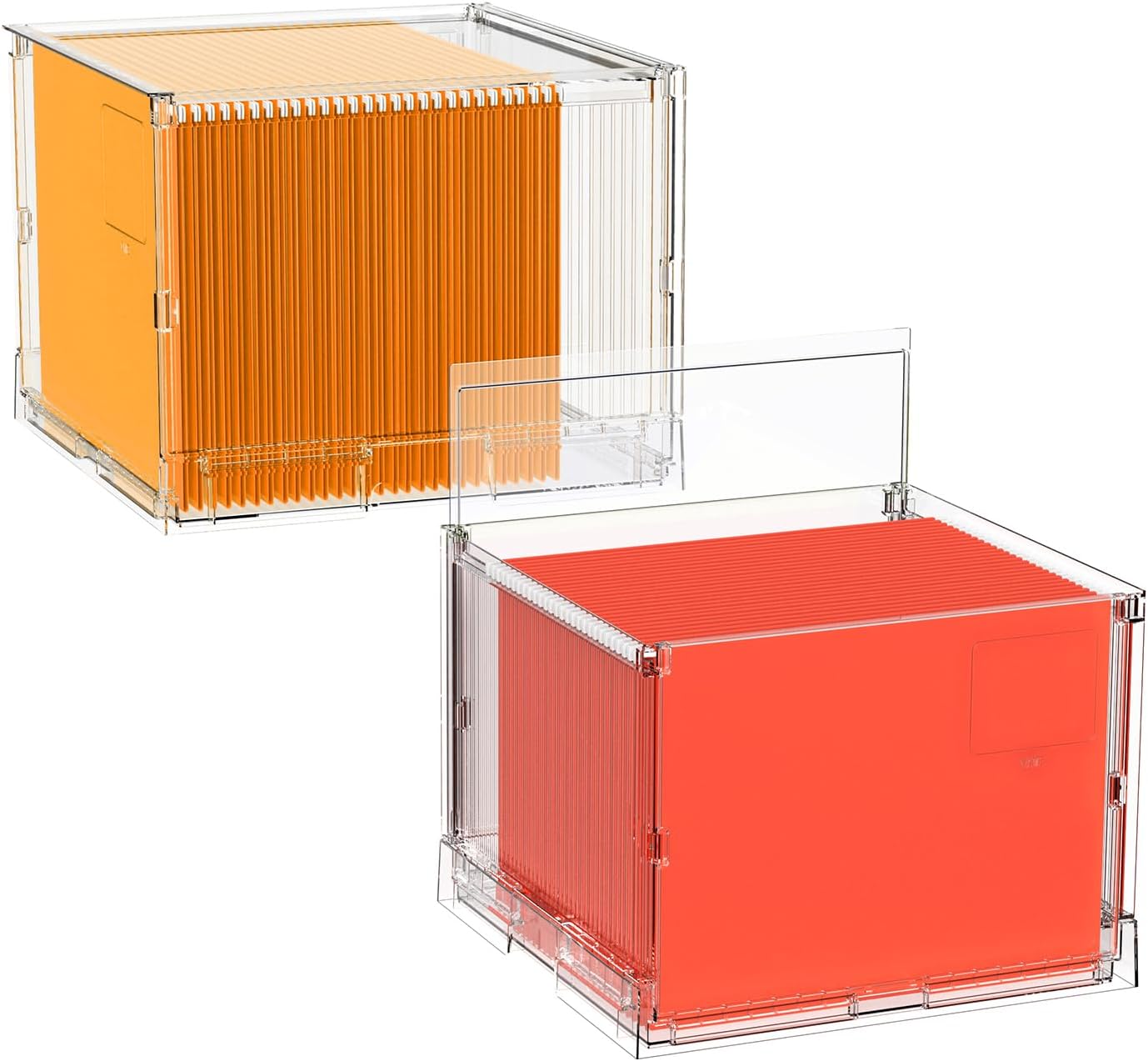 UMAIL File Box Portable Storage Bins for Organized Filing