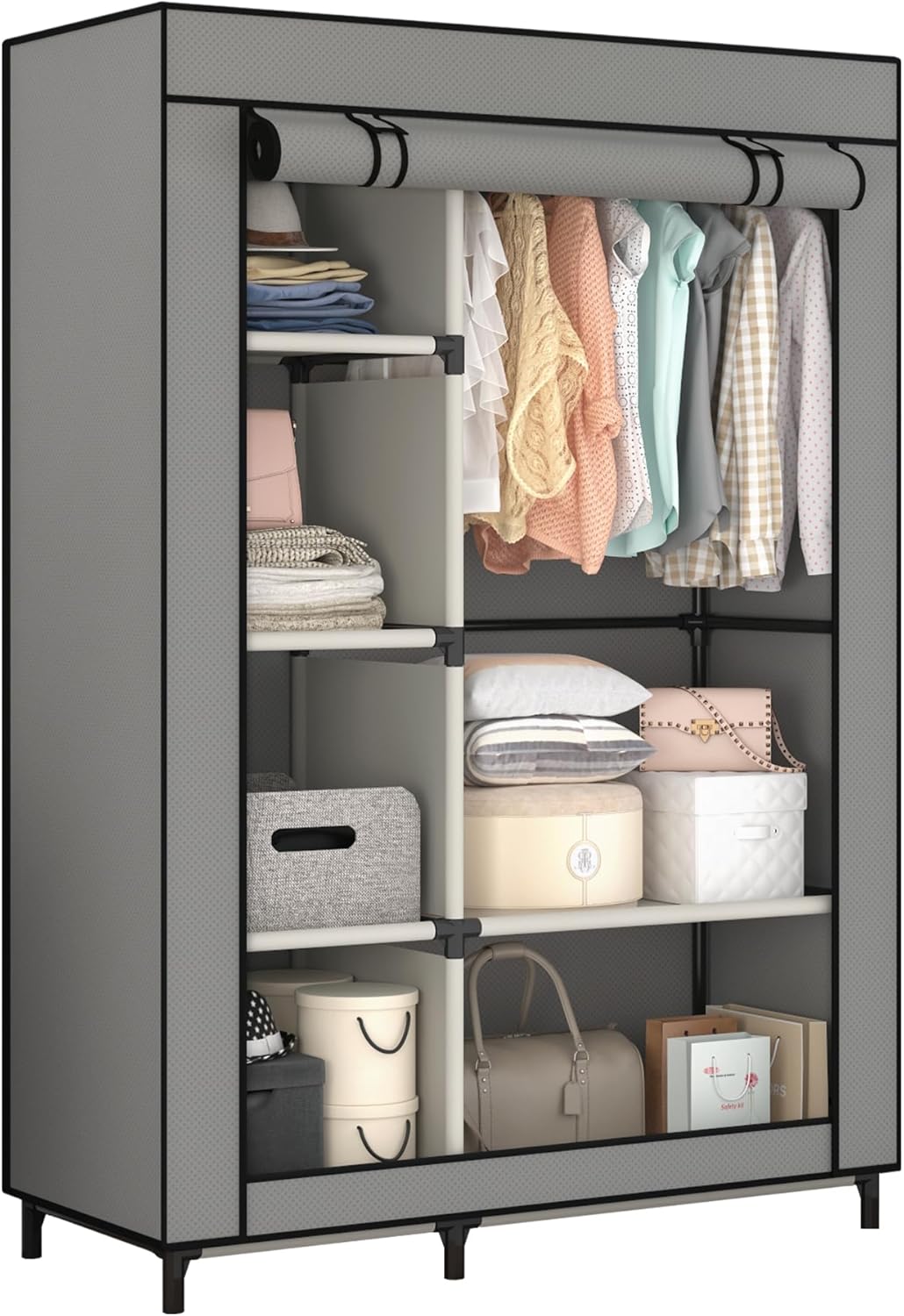 Calmootey Portable Closet Organizers for Efficient Clothing Storage