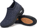 Women's Walking Shoe Sock Sneakers Slip On Mesh Wedge - Comfortable
