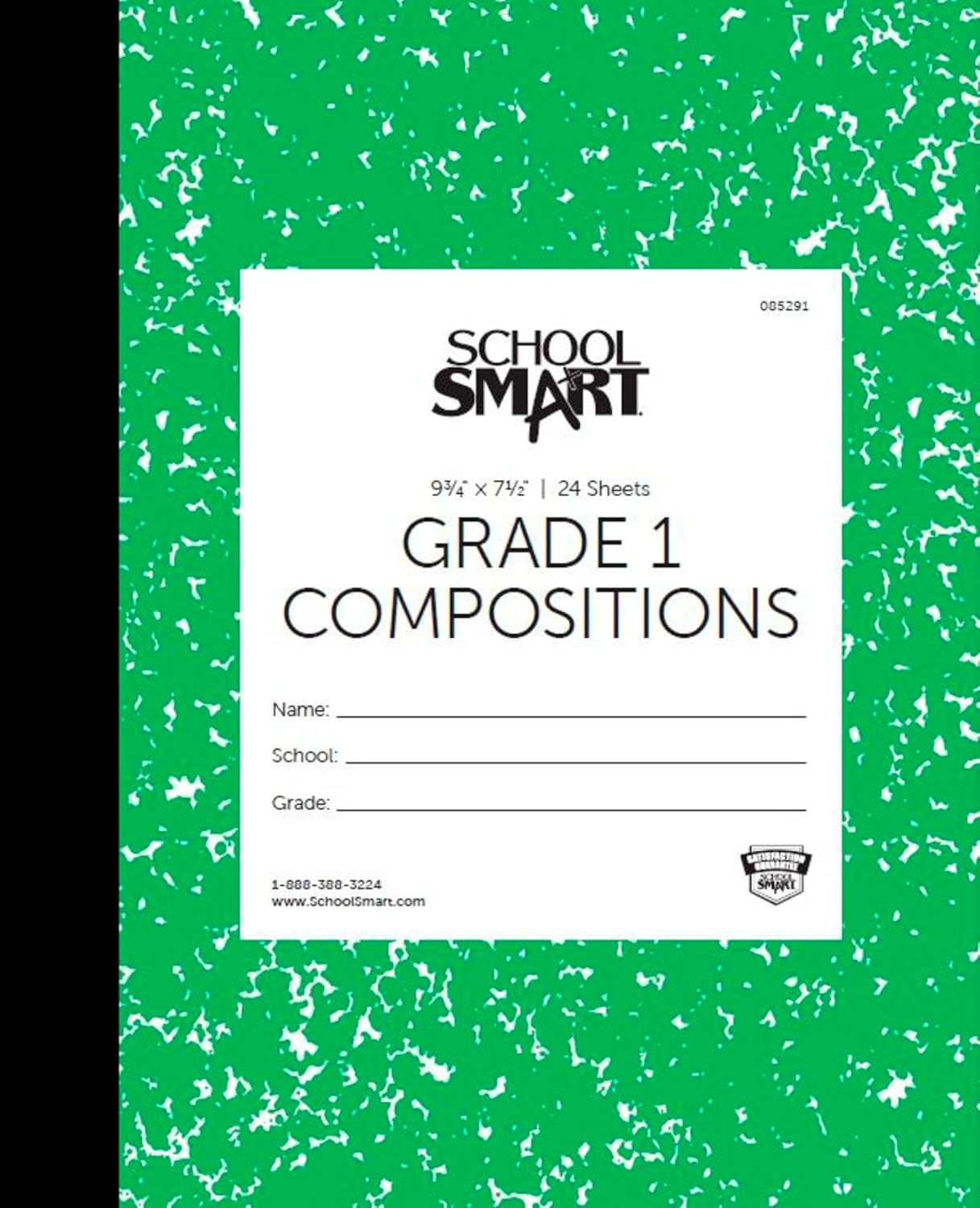 Grade 1 Skip-A-Line Composition Book, 48 Pages, Green