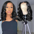 Wear and Go Glueless 5x5 Body Wave Bob Wig Human Hair - 10in