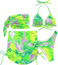 COZYEASE Women's 4 Piece Swimsuit Set - Flattering Stretch Bikini