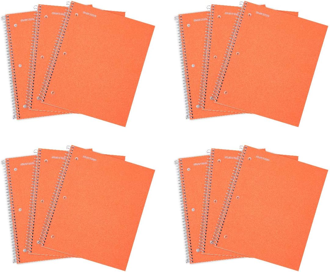 Mintra Office Durable Spiral Notebooks for School and Business