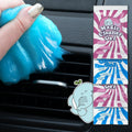 Car Cleaning Gel 4-Pack with Dust-Proof Paper - Reusable Interior