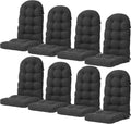 Olefin Adirondack Chair Cushion High Back Set of 8 - Thick Waterproof