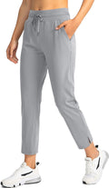 Women's 7/8 Stretch High Waisted Pants for Golf & Travel - 4 Pockets
