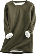 Women's Yeokou Sherpa Lined Fleece Sweatshirt for Cold Weather