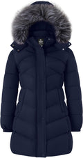 Women's Long Winter Coat Waterproof Quilted Puffer Jacket - Warm Fit