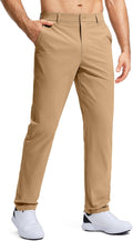 Pudolla Men's Golf Pants Stretch Work Dress Comfy Pants (Style QHP2)