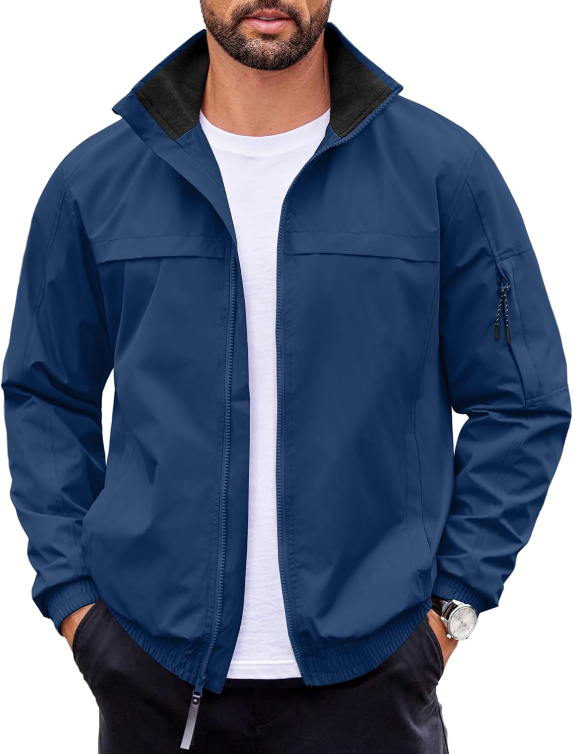 COOFANDY Mens Lightweight Bomber Jacket for Fall Outdoor Use