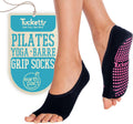 Tucketts NonSlip Toeless Grip Socks for Women