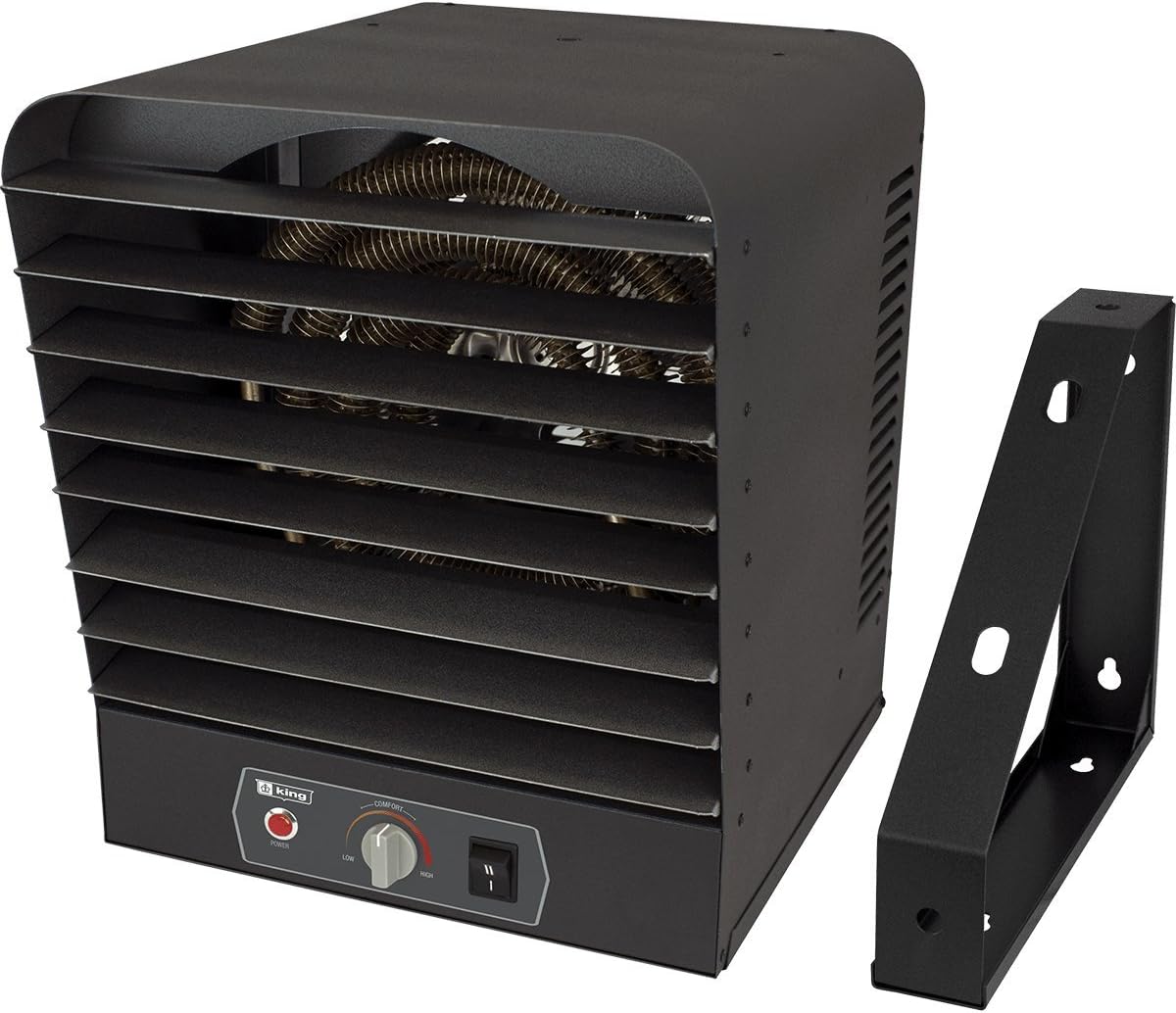 Powerful 5000W Garage Heater with Thermostat by KING
