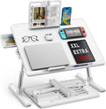 SAIJI Laptop Bed Tray Table - Adjustable & Foldable Stand