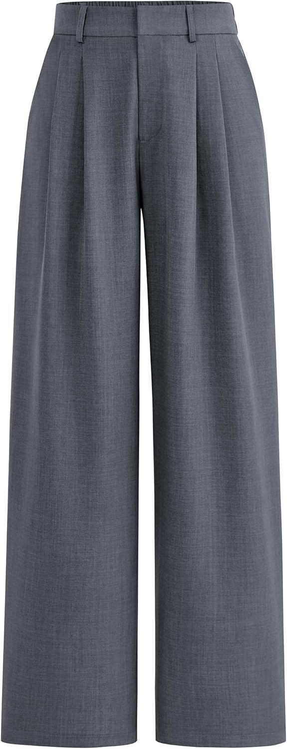 PRETTYGARDEN Women's Summer High Waisted Work Pants for Comfort