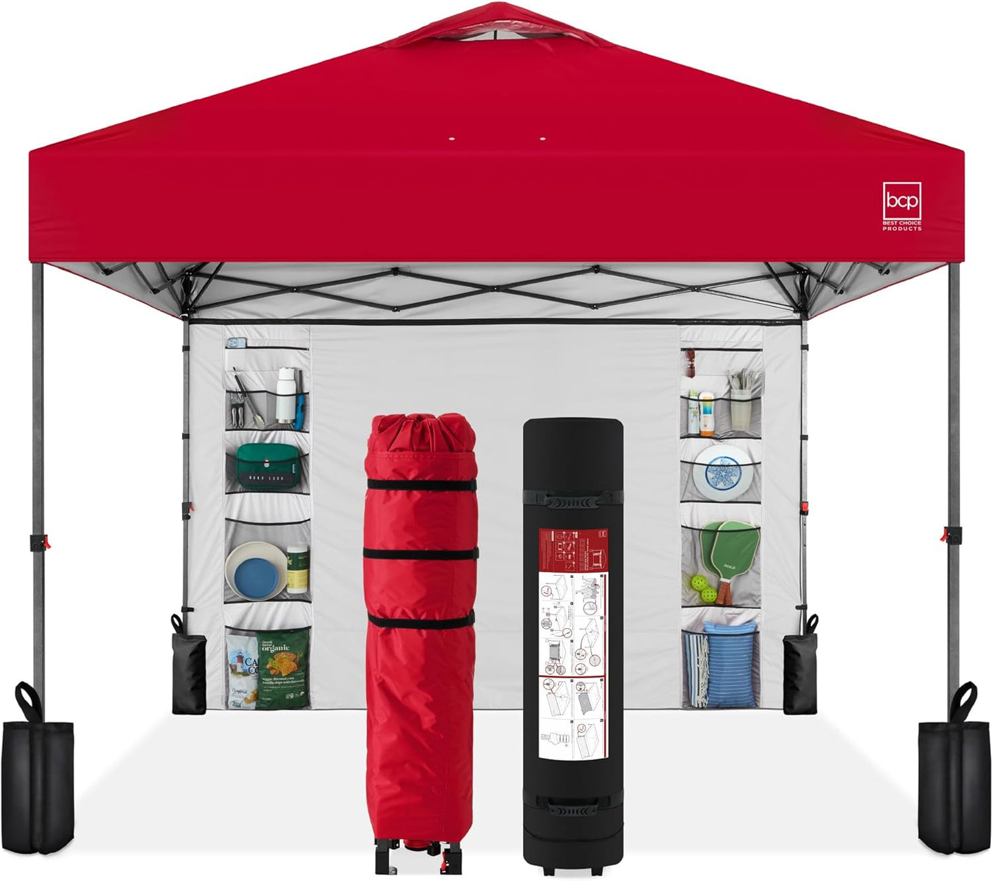 Best Choice Products 10x10ft Easy Pop Up Canopy for Events
