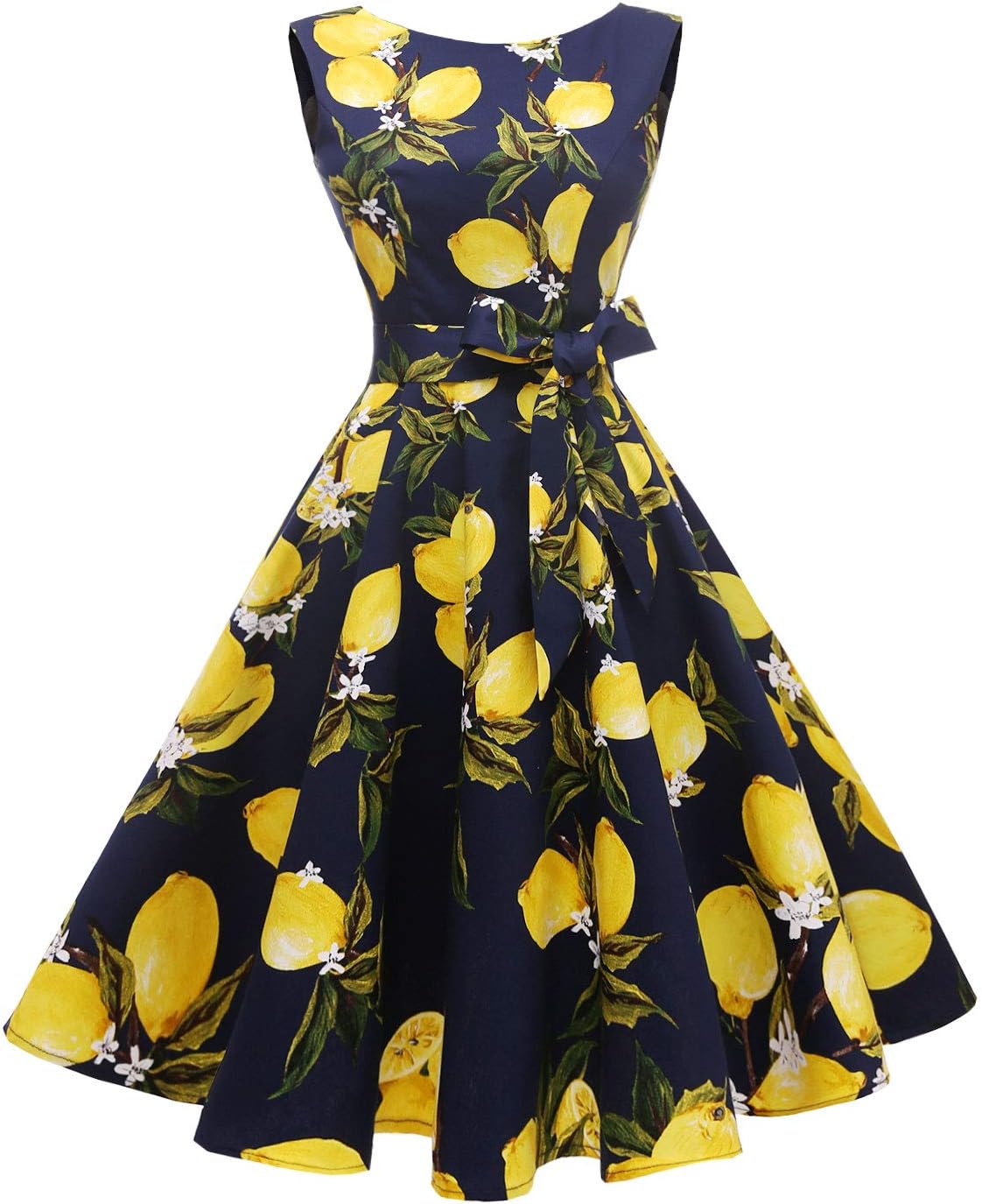 Vintage 1950s Cocktail Dress for Women - Elegant Boatneck Style