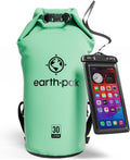 10L Earth Pak Waterproof Dry Bag - Roll Top Sack with Phone Case