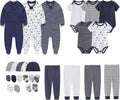 Newborn Layette Gift Set 27-Piece Baby Girl Clothes - Soft Cotton