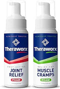 Theraworx Muscle Cramp and Joint Discomfort Foam Bundle - Fast Relief